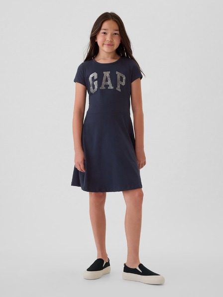 GAP Detské šaty s logom GAP
