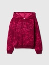 GAP Detská mikina s logom a fleece GAP