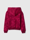 GAP Detská mikina s logom a fleece GAP