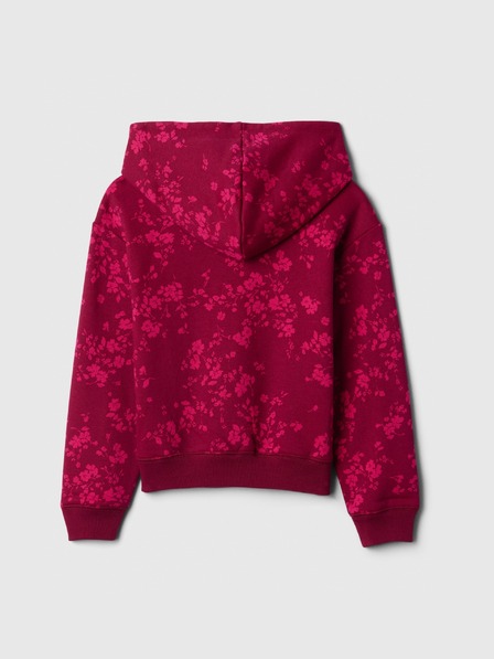 GAP Detská mikina s logom a fleece GAP