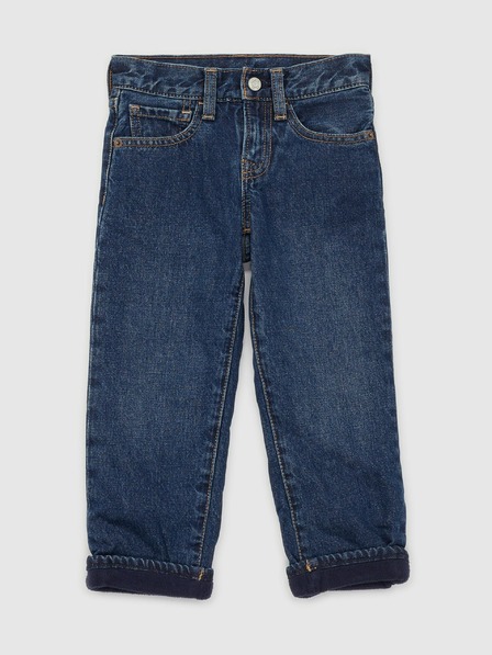GAP Baby zateplené straight džínsy GAP