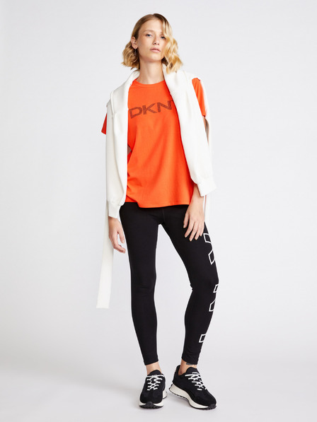 DKNY Pruhované tričko s logom DKNY