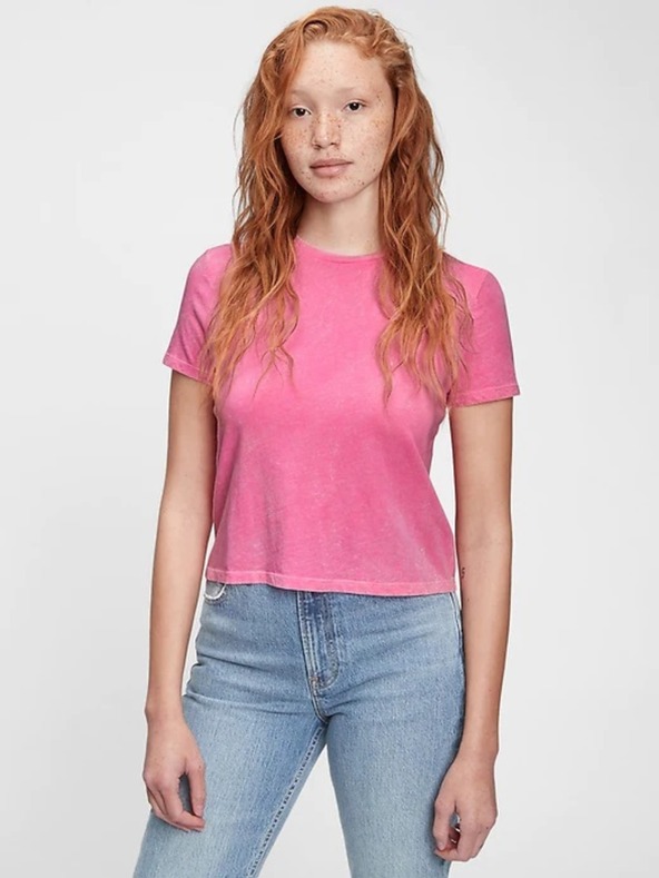 GAP Tričko shrunken crop GAP