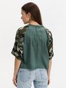 Pepe Jeans Zelené dámske tričko Pepe Jeans Annalisa