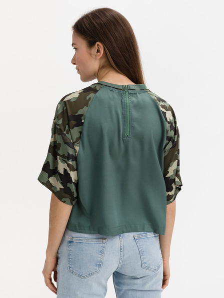 Pepe Jeans Zelené dámske tričko Pepe Jeans Annalisa