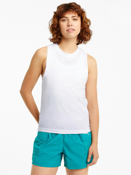 Puma Biele dámske tielko Puma Evide Mesh