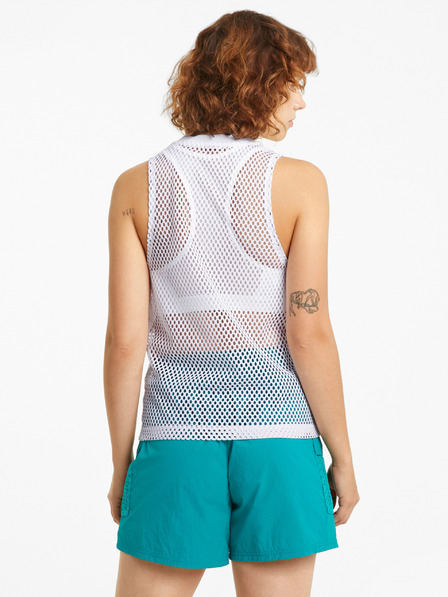 Puma Biele dámske tielko Puma Evide Mesh
