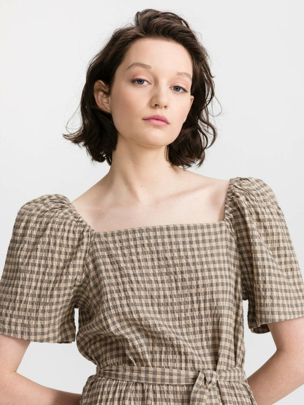 Levi's® Levi's® Bailey Brown Dámske midi šaty