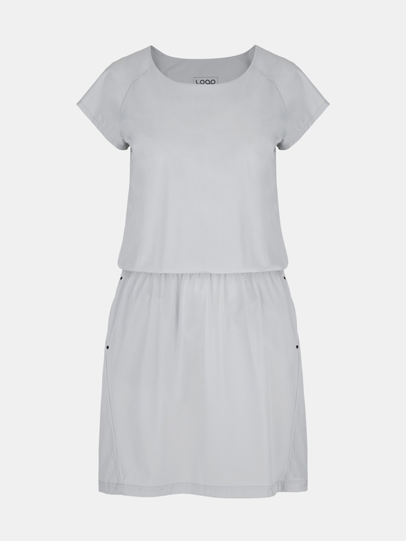 Loap Svetlosivé šaty s vreckami LOAP