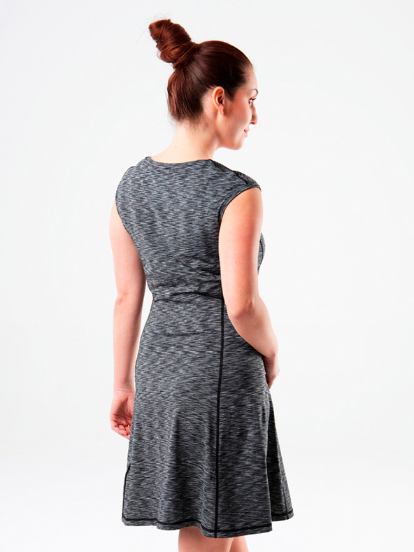 Loap Šedé pruhované šaty LOAP