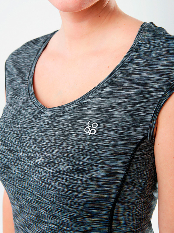 Loap Šedé pruhované šaty LOAP