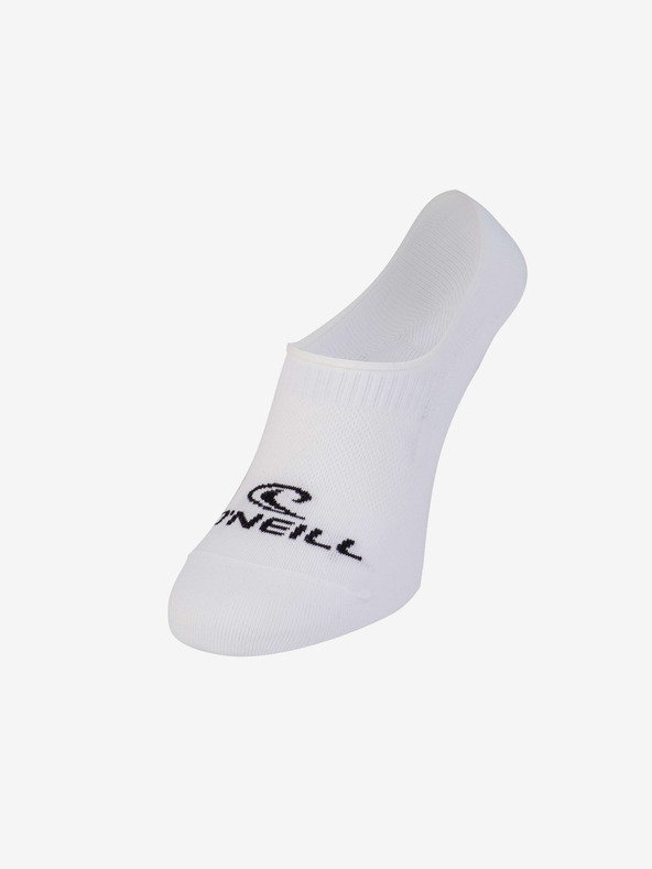 O'Neill Sada troch párov unisex ponožiek v bielej farbe O'Neill FOOTIE 3PK
