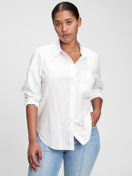 GAP Popelínová košeľa The Perfect Shirt GAP