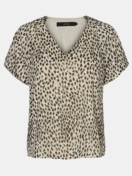 Vero Moda Béžová vzorovaná blúzka VERO MODA Penny