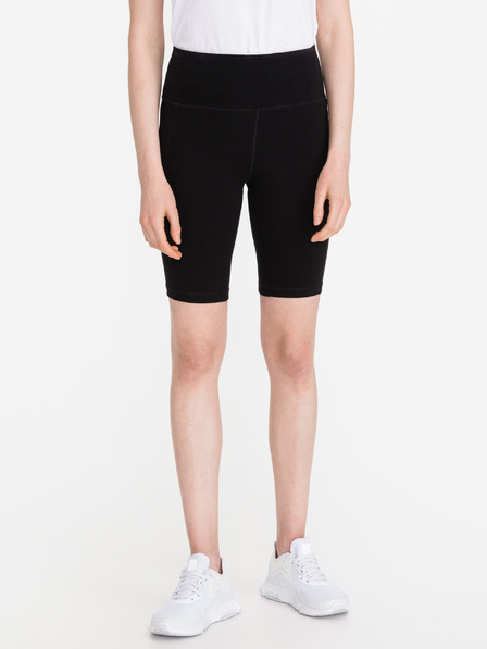 DKNY Čierne dámske šortky DKNY Ombre Logo