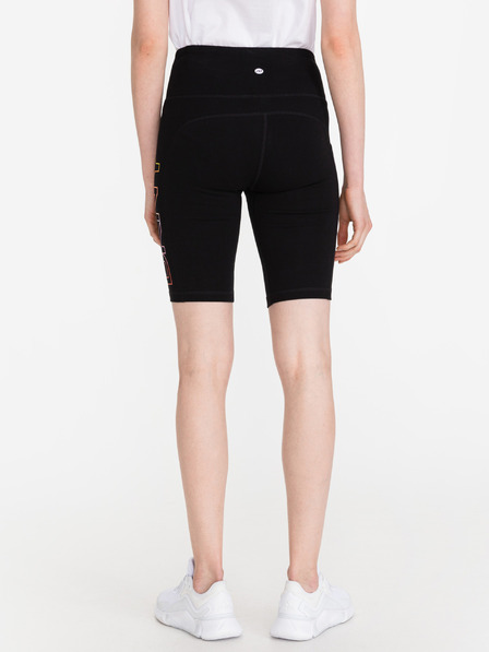 DKNY Čierne dámske šortky DKNY Ombre Logo