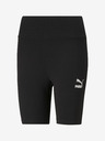 Puma Čierne dámske krátke legíny Puma Classics