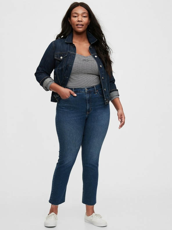 GAP Džínsy cigarette high rise GAP