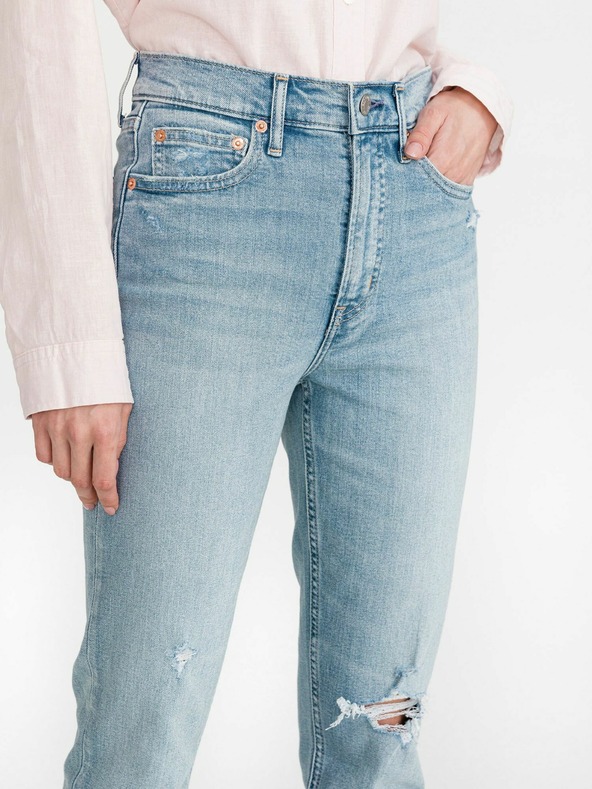 GAP Džínsy cigarette high rise GAP