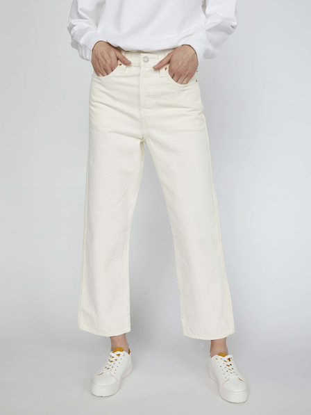 Levi's® Levi's® Cream Dámske džínsy rovného strihu