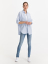 ICHI Modré dámske slim fit džínsy ICHI Erin