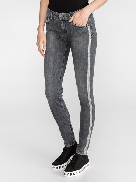 Liu Jo Šedé dámske slim fit džínsy Liu Jo