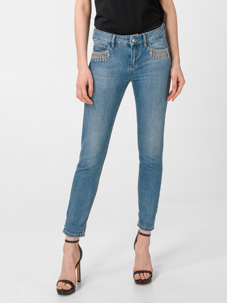 Liu Jo Modré dámske slim fit džínsy Liu Jo