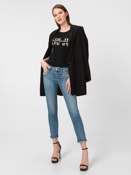 Liu Jo Modré dámske slim fit džínsy Liu Jo