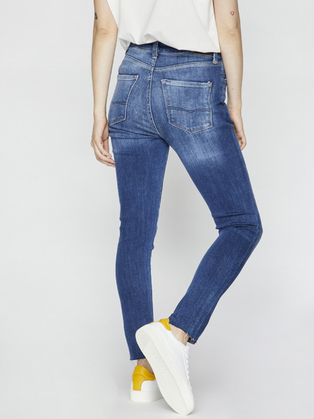 Pepe Jeans Modré dámske slim fit džínsy Pepe Jeans Dion