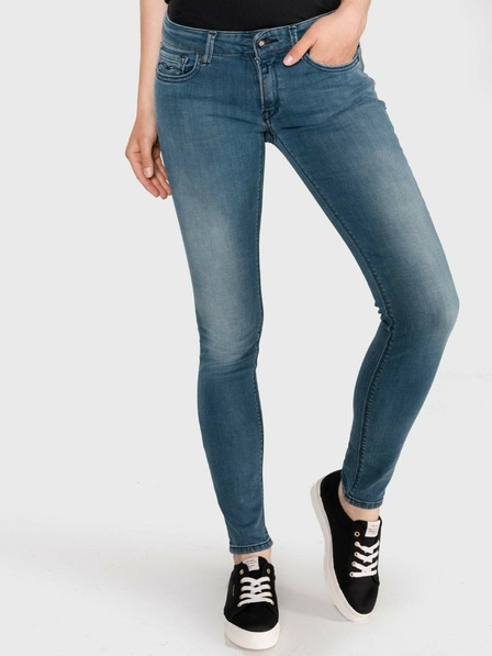 Replay Modré dámske slim fit džínsy Replay Luz