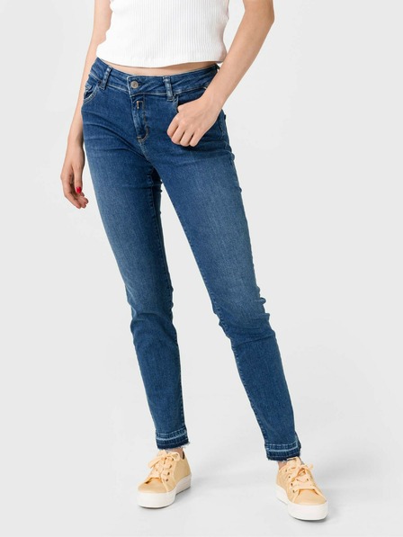 Replay Modré dámske slim fit džínsy Replay Faaby