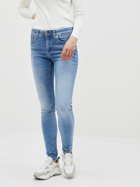 Vero Moda Modré slim fit džínsy VERO MODA Lux