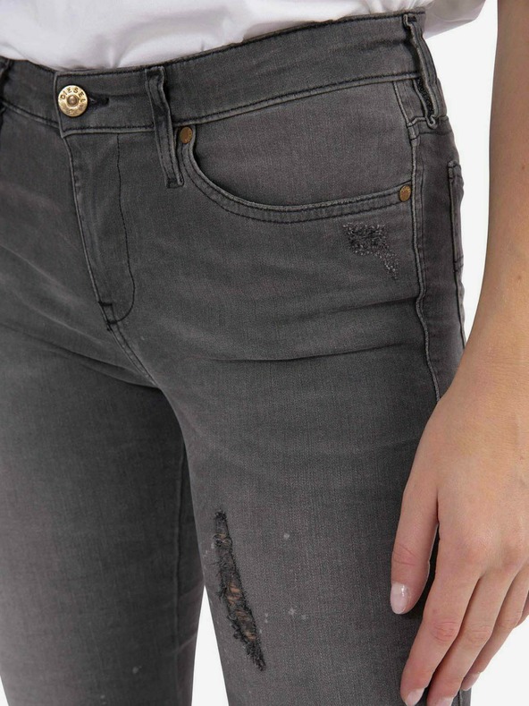 Diesel Diesel Tmavo šedé dámske džínsy Skinzee Skinny Fit