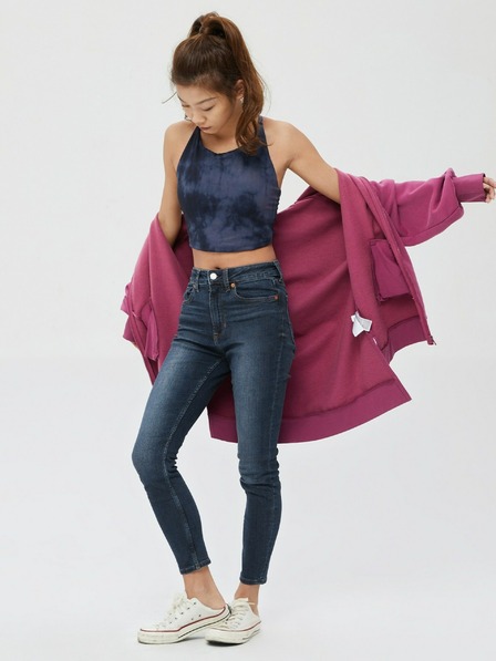 GAP Džínsy High Rise Universal Legging Washwell GAP