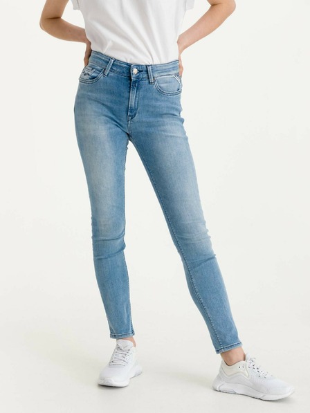 Replay Modré dámske slim fit džínsy Replay Luzien Jeans