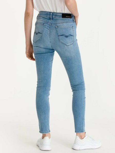 Replay Modré dámske slim fit džínsy Replay Luzien Jeans