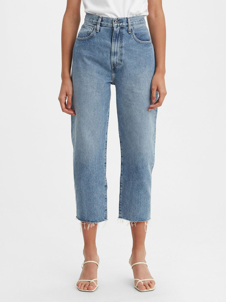 Levi's® Levi's® Modré dámske džínsy s výstrihom Mom Fit
