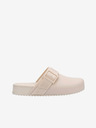 Melissa Béžové dámske papuče Melissa Cozy Clog