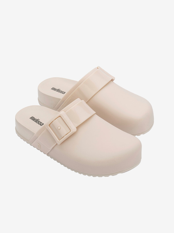 Melissa Béžové dámske papuče Melissa Cozy Clog