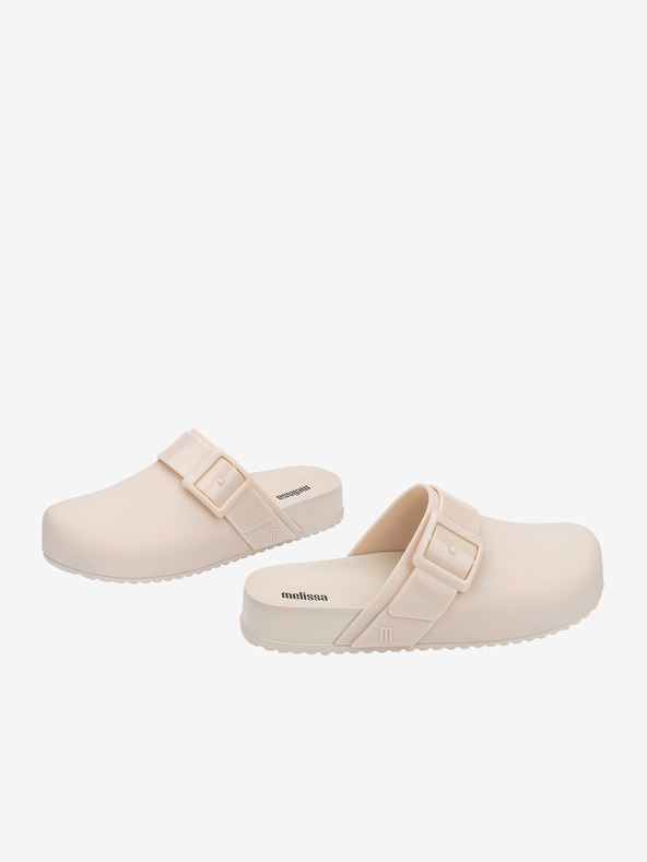 Melissa Béžové dámske papuče Melissa Cozy Clog
