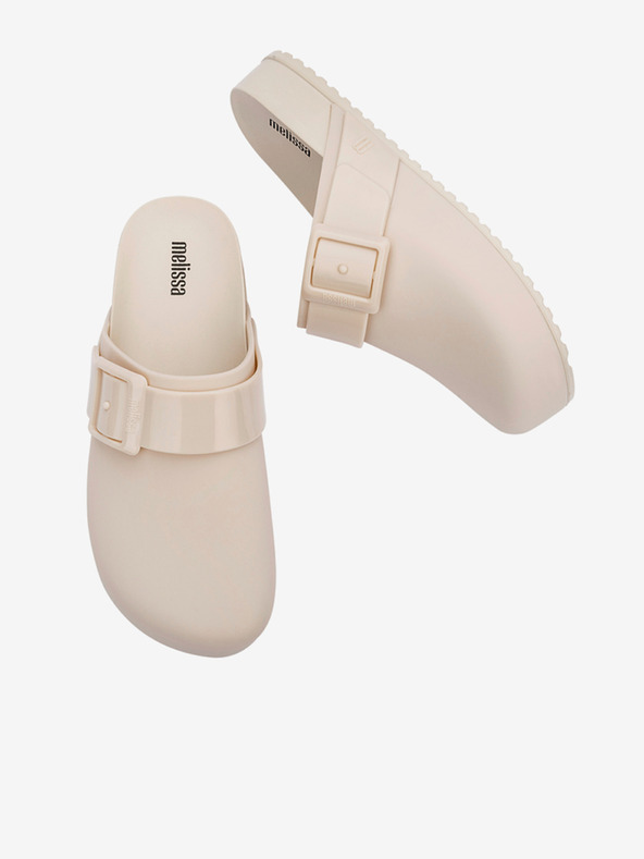 Melissa Béžové dámske papuče Melissa Cozy Clog