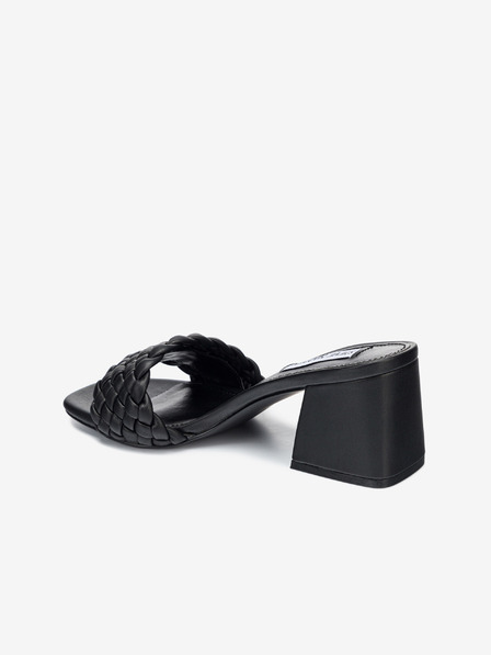 Steve Madden Čierne dámske papuče na podpätku Steve Madden Aspyn Wide