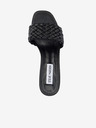 Steve Madden Čierne dámske papuče na podpätku Steve Madden Aspyn Wide