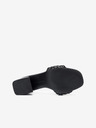 Steve Madden Čierne dámske papuče na podpätku Steve Madden Aspyn Wide