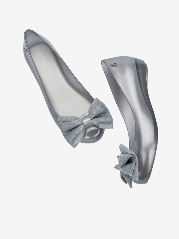 Melissa Dámske balerínky Melissa Ultragirl Sweet XXIV v striebornej farbe