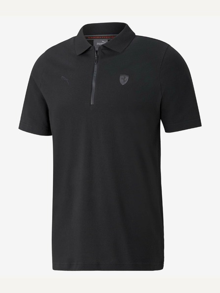 Puma Čierne pánske polo tričko Ferrari Style
