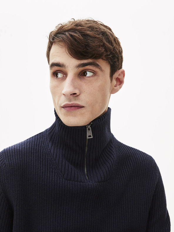 Celio Tmavomodrý sveter Celio Penolta