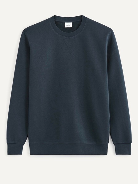 Celio Tmavomodrá pánska mikina Celio
