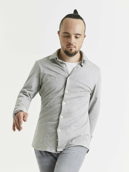 Celio Svetlosivá košeľa Celio Sapik