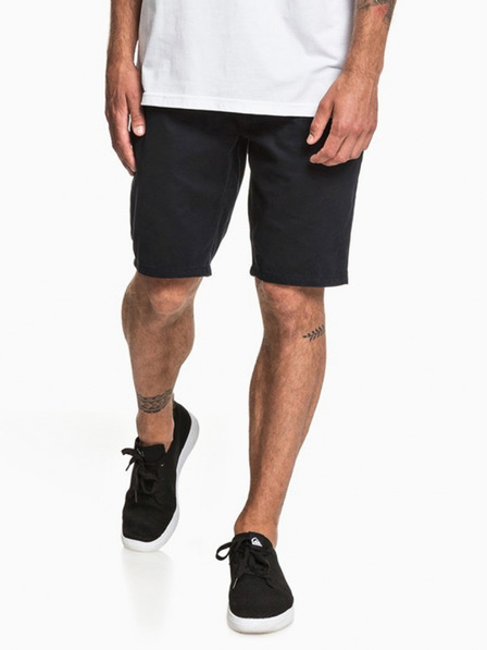 Quiksilver Quiksilver EVDAY CHINO LIGHT čierne pánske plátenné šortky